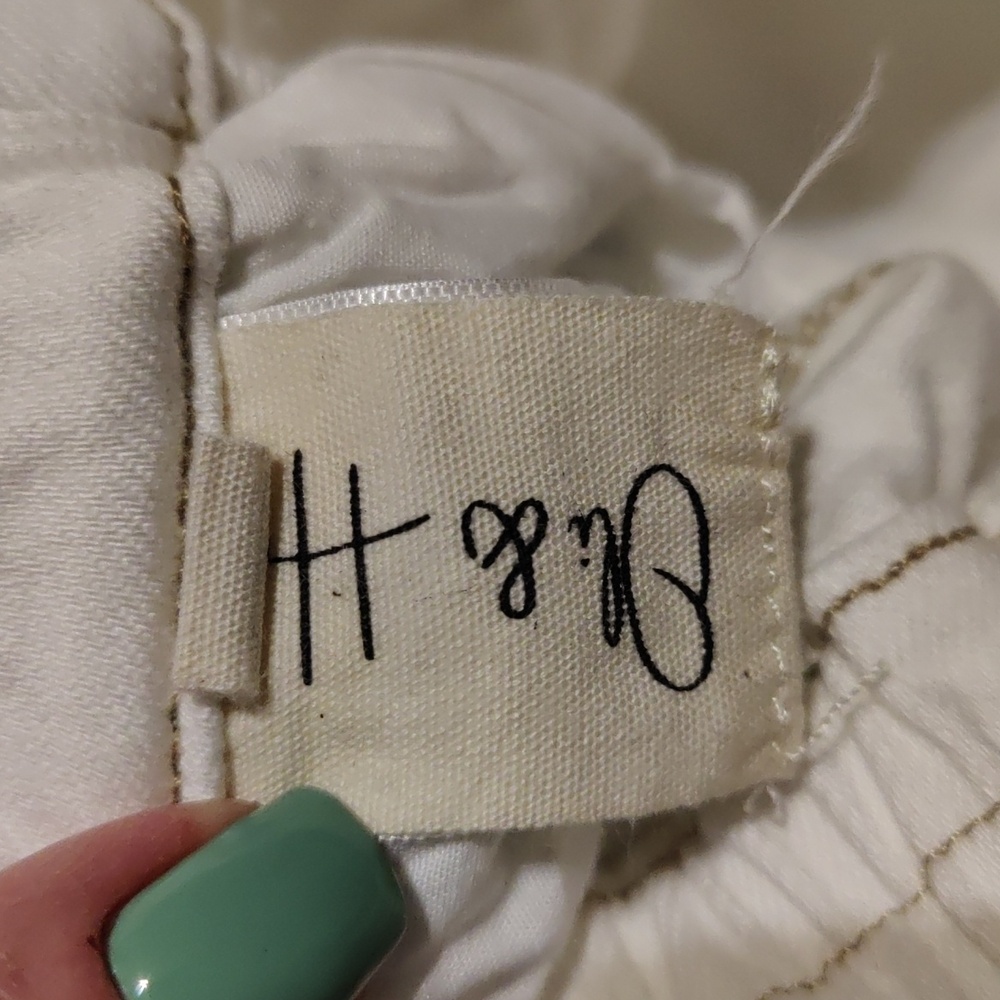 New Off White Star Embroidered Cargo Pants by Oli & Hali - Picture 5 of 5